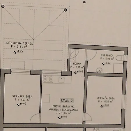 Appartement , 30m Vom Sukošan