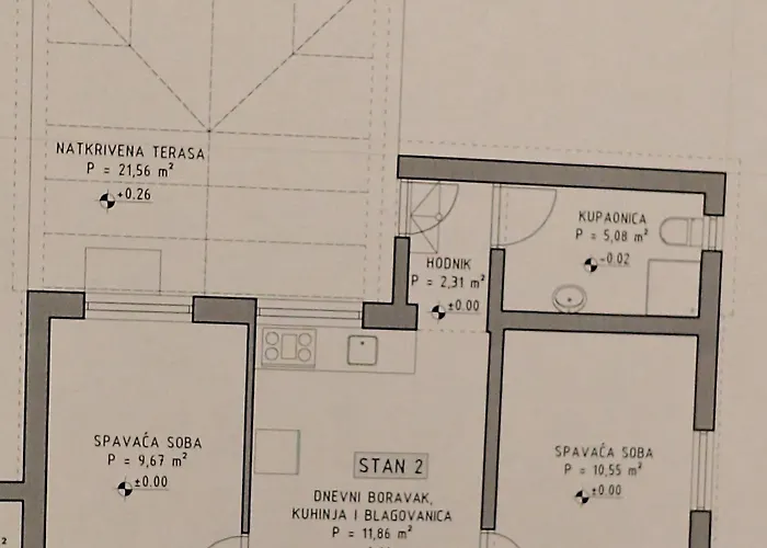 Apartment , 30m Vom Sukošan